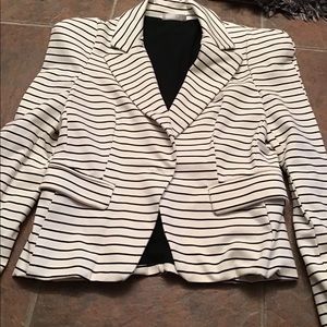 Nautical print blazer fits S-M